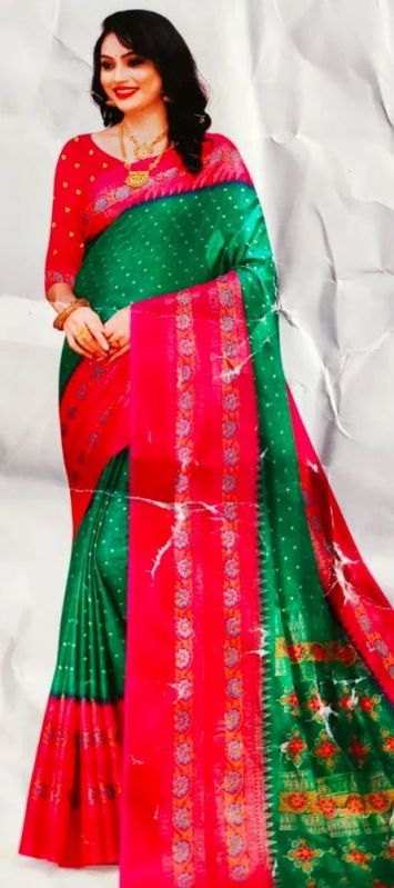 Printed Ladies Polyester Butta Saree, Occasion : Party Wear