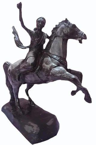 Resin Rani Lakshmibai Statue