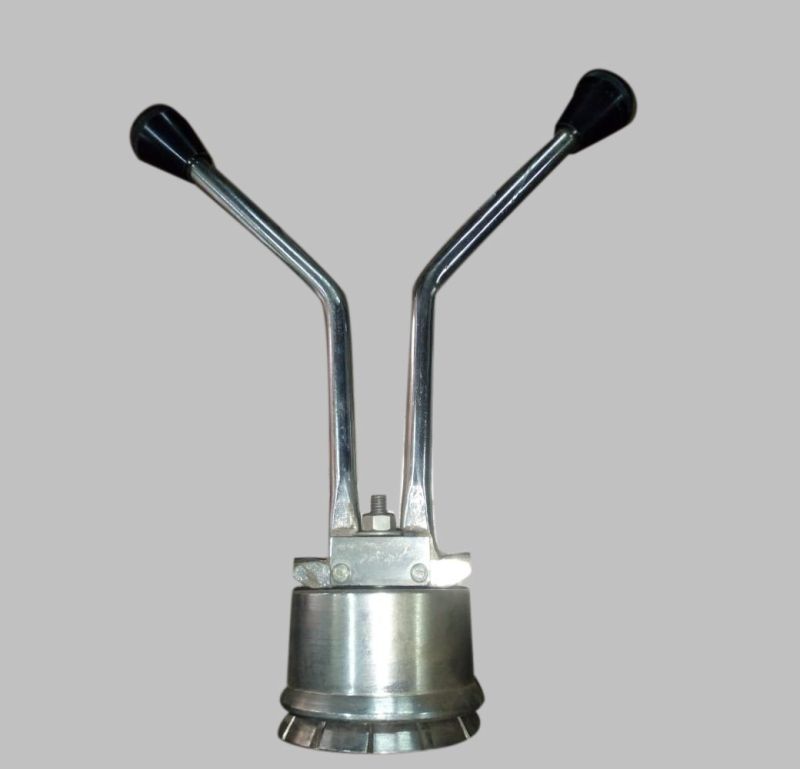 Silver 2.5 Kw Manual Mild Steel Drum Cap Sealing Machine, for Industrial Use, Width : 70mm