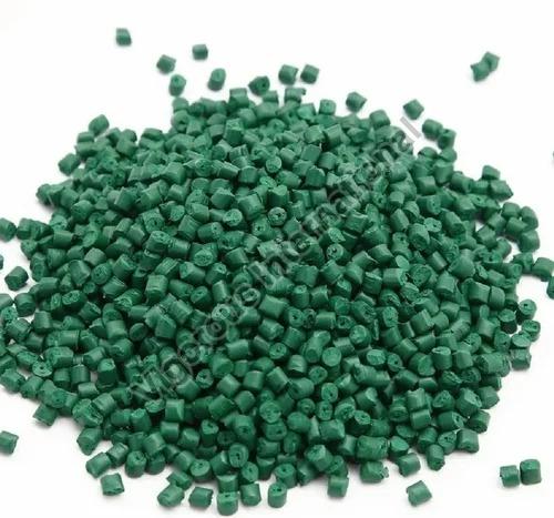 Reprocessed Bottle Green Plastic Granules, for Injection Moulding