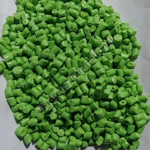 Reprocessed Parrot Green Plastic Granules, for Injection Moulding