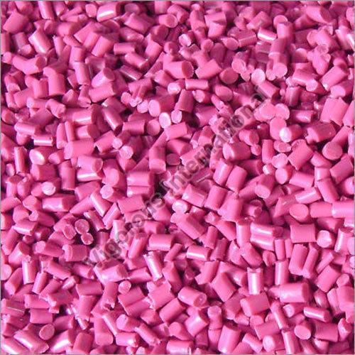 Reprocessed Pink Plastic Granules, for Injection Moulding