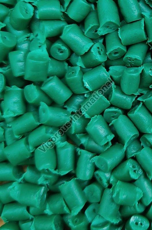 Reprocessed Sea Green Plastic Granules, for Injection Moulding