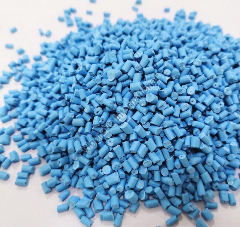 Sky Blue Plastic Granules, for Injection Moulding, Condition : Reprocessed