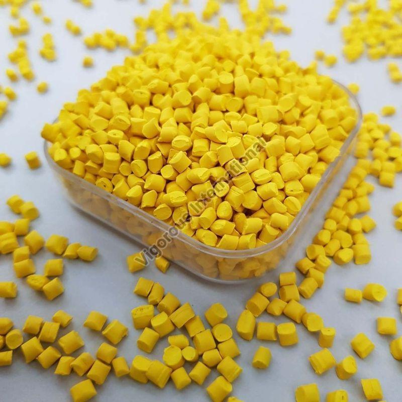 Yellow Plastic Granules, for Injection Moulding, Condition : Reprocessed