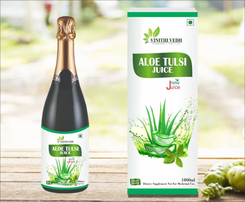 Aloe Tulsi Juice, Packaging Type : Glass Bottle