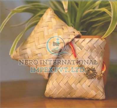 Light Brown Bamboo Pouch, Feature : Recyclable, Long Life