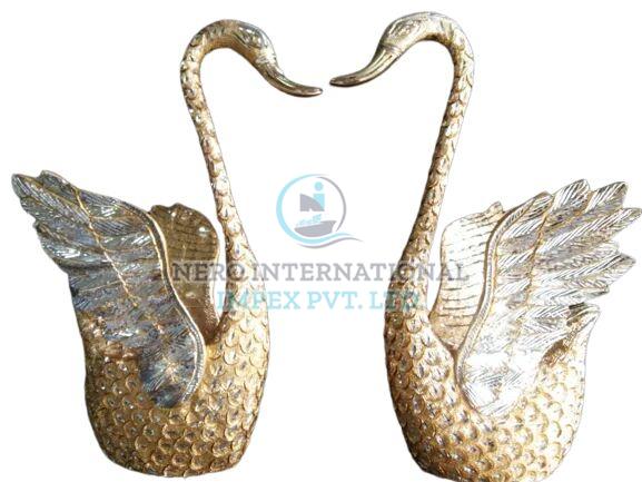 Decorative Aluminium Golden Bird Sculpture