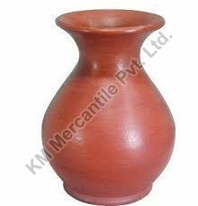 Brown Plain Terracotta Flower Vase, for Home Decor
