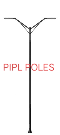 Polished octagonal pole, for Road Lights, Feature : Flexible