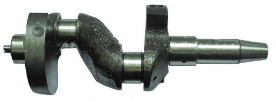 Zig Zag Polished Metal Bock Compressor Crank Shaft, Color : Black, Gray