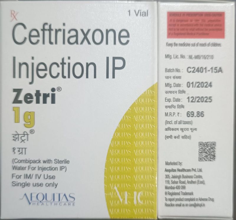 ceftriaxone injection