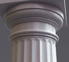 Polished marble pillar, for Decoration, Shape : Round