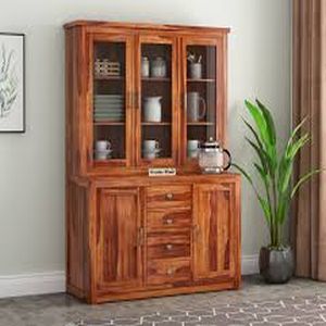 A2Z Home Polished Wood Kitchen Cabinet, Size : Standard
