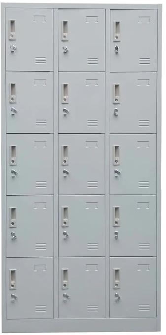 A2Z Home Gray Rectangular Metal Office Locker, Size : Standard