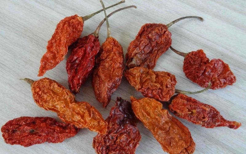 Dried Bhut Jolokia Red Chilli