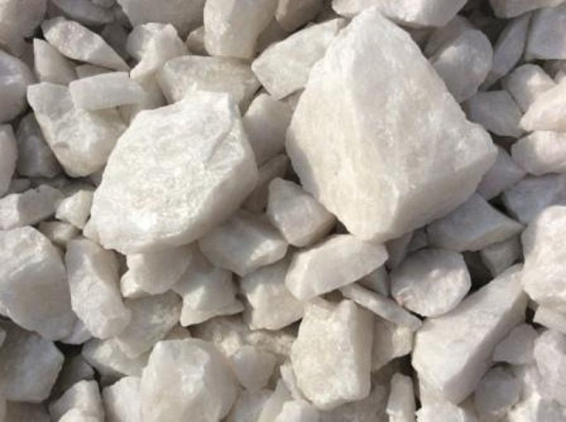 White M Grade Natural Quartz Stone Lumps