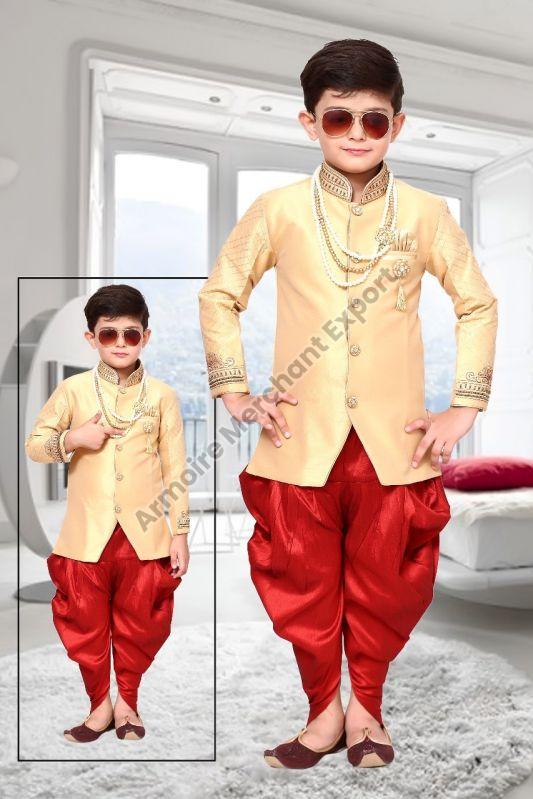 Party Wear Kids Boys Sherwani, Age Group : 5-6 Year