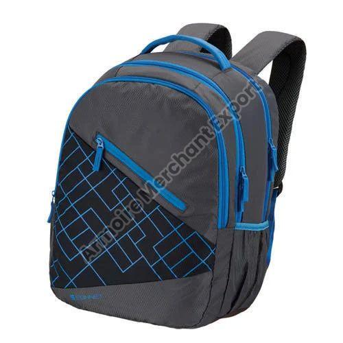 Polyester Boys School Backpack Bag, Size : Medium