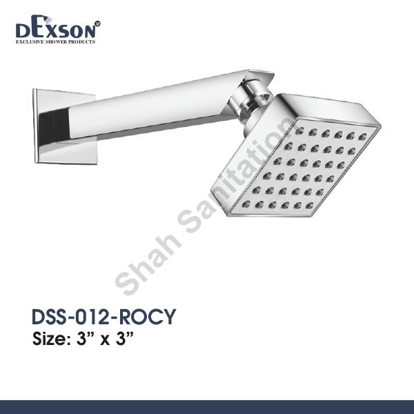 Silver Dexson Polished Rocy ABS Shower, for Bathroom, Feature : Rust Proof, Hard Structure