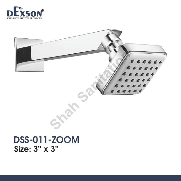 Silver Dexson Polished Zoom ABS Shower, for Bathroom, Feature : Rust Proof, Hard Structure