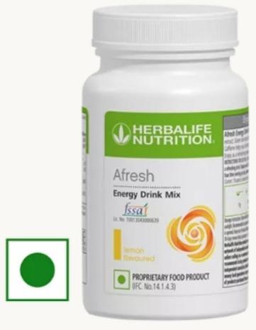 Herbalife Lemon Afresh Energy Drink Mix, Packaging Type : Plastic Box