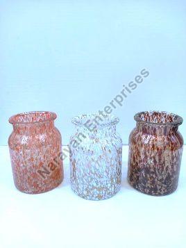 Multicolor Glass Candle Jar, Packaging Type : Box