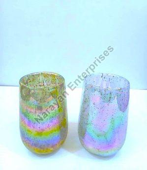 Multicolor Glass Flower Vase