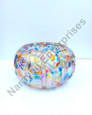 Rainbow Glass Candle Holder