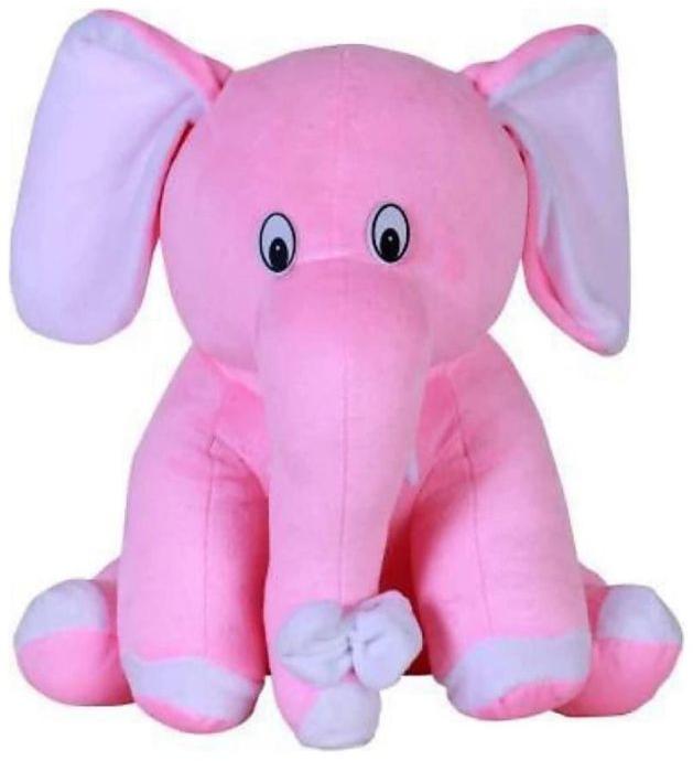 Pink Appu Elephant Soft Toy, for Baby Playing, Feature : Waterproof