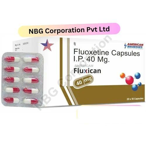 Fluxican Capsules, for Depression Anxiety Disorders, Composition : Fluoxetine IP