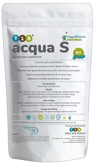 T1B Acqua S: probiotics for vannamei and Penaeus monodon farming