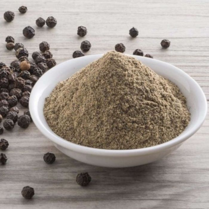 Brown Raw Black Pepper Powder, for Cooking, Certification : FSSAI Certified