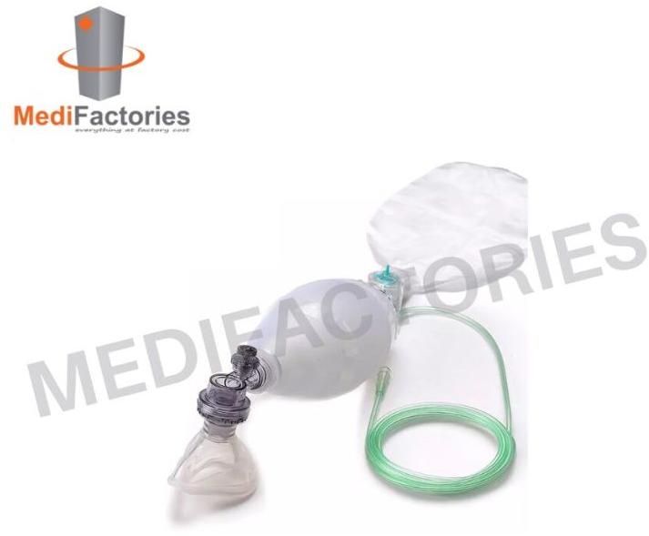 Resuscitators - Silicon With Mask Extension Tube
