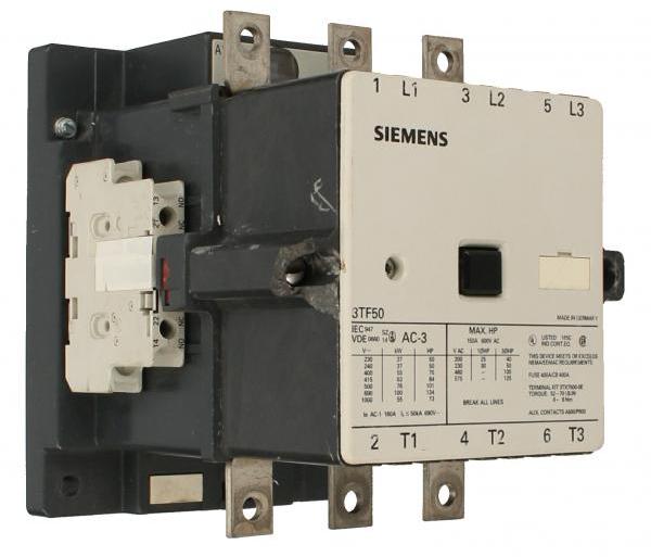 50Hz/60Hz Siemens 3TF50 Magnetic Contactor