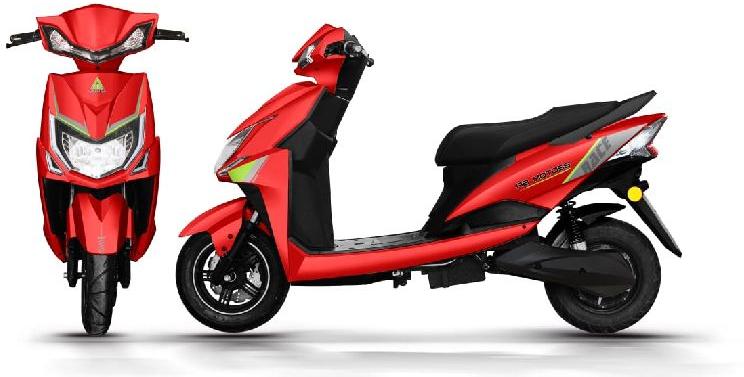Tubeless Electric Mobility Scooter, Color : Red