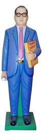 Multicolors Marble Bhim Rao Ambedkar Statue, For Outdoor, Packaging Type : Carton Box