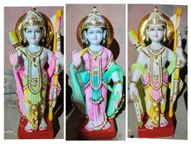 Multicolor Marble Ram Darbar Statue