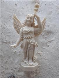 White Marble Fairy Statue, for Outdoor Decoration, Packaging Type : Carton Box