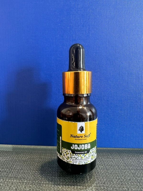 Yellow Nature Soft Liquid Jojoba Essential Oil, for Skin Care Products, Purity : 100%