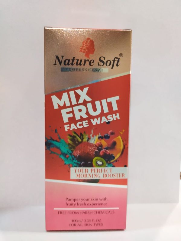 Nature Soft Mix Fruit Face Wash, Packaging Size : 100 ml