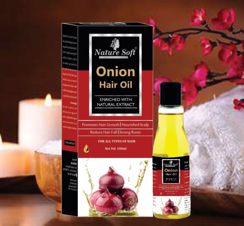 Nature Soft Onion Hair Oil, Packaging Type : Plastic Bottle