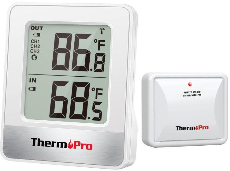 ThermoPro TP200B Indoor and Outdoor Digital Thermo Hygrometer