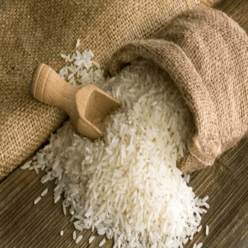 White Solid Soft Organic Rice, for Human Consumption, Food, Cooking