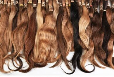 Brownish Curly Hair Extensions, for Parlour, Personal