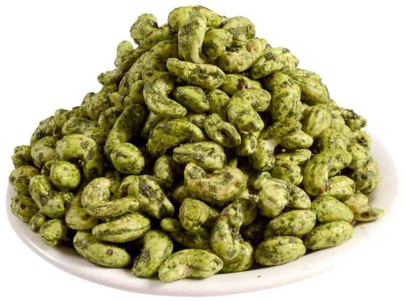 Green Chilli & Pudina Flavored Cashew Nuts