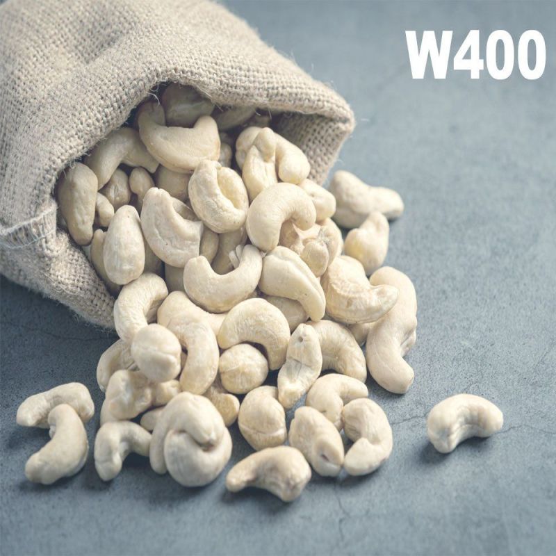 White Loose Plain W400 Cashew Nuts, Packaging Type : Pouch