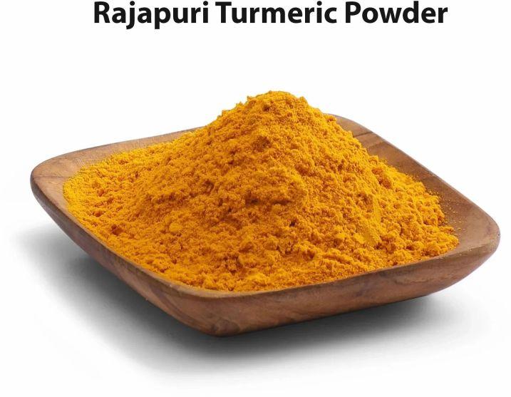 Yellow Raw Rajapuri Turmeric Powder, for Cooking, Packaging Type : Paper Box
