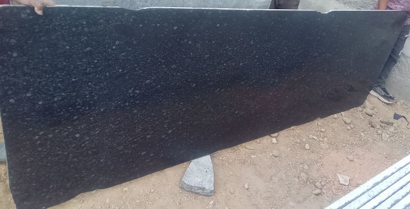 Polished Rajasthan Black Granite Slab