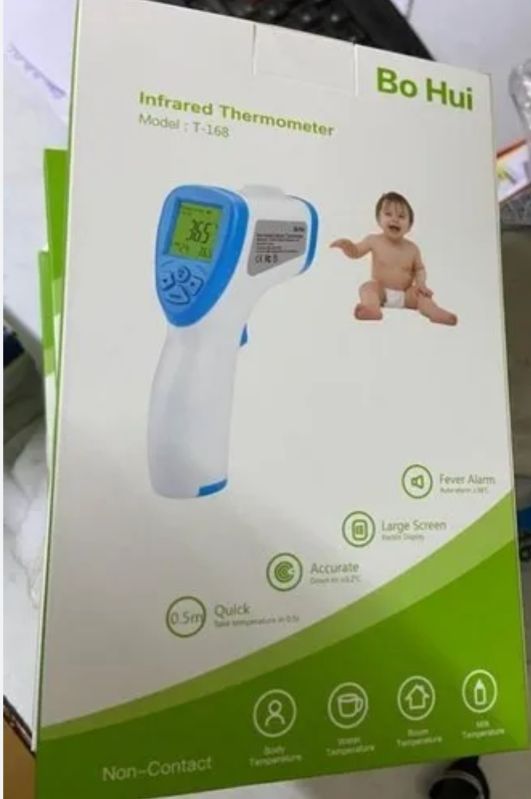 100-150c Digital Battery Abs Plastic Infrared Thermometer, For Clinic, Feature : Anti Bacterial, High Accuracy